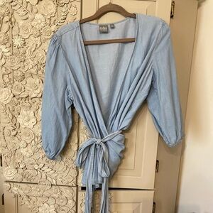 Soho New York & Co Chambre wrap shirt